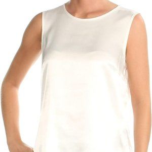 Kasper - White Sleeveless Blouse